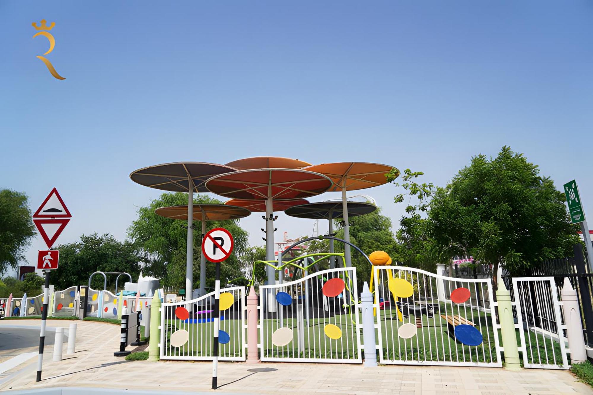 Elegant 2br Golf View Oasis With Maids In Yas Island अपार्टमेंट *