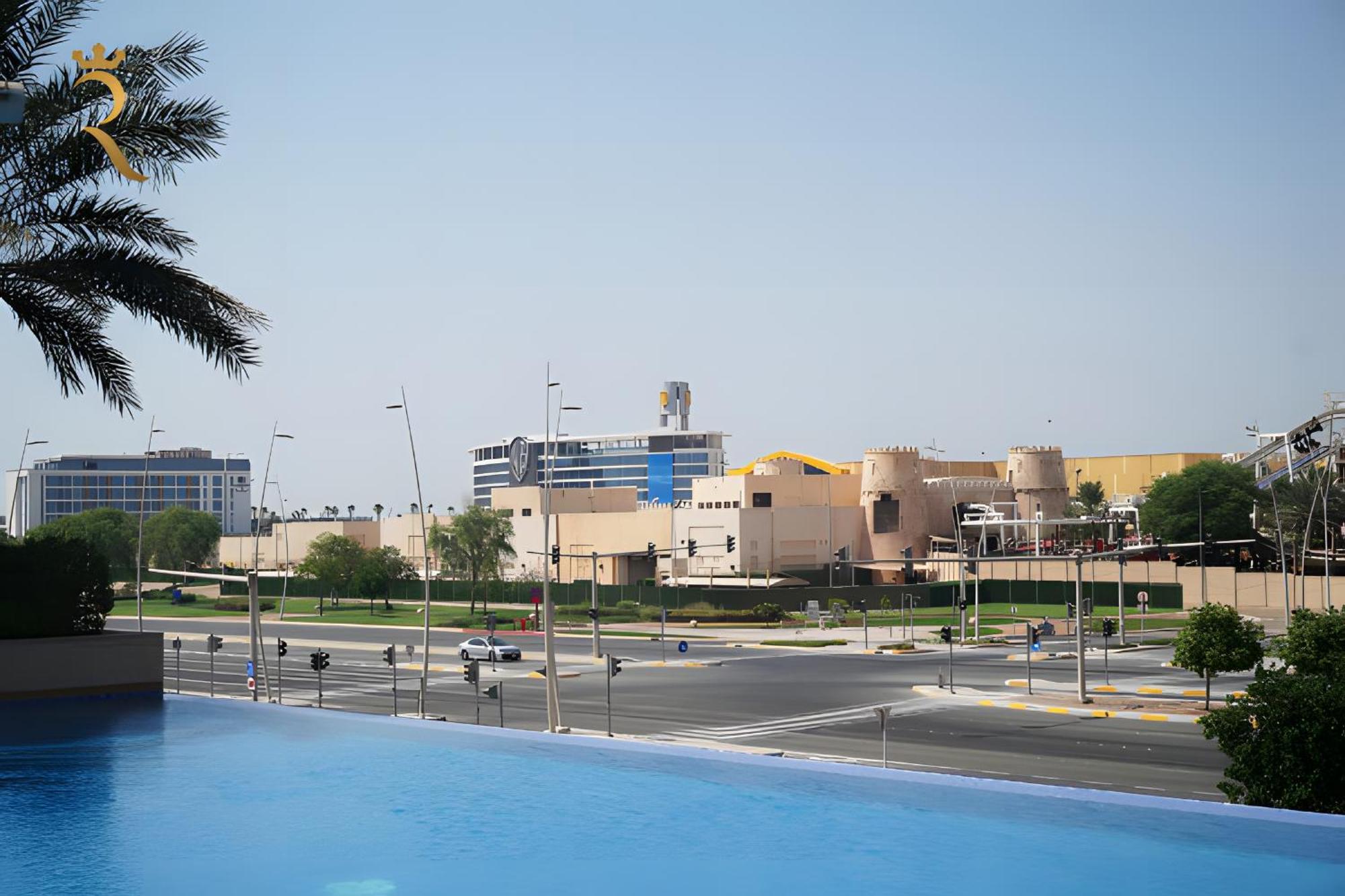 Elegant 2br Golf View Oasis With Maids In Yas Island अपार्टमेंट *