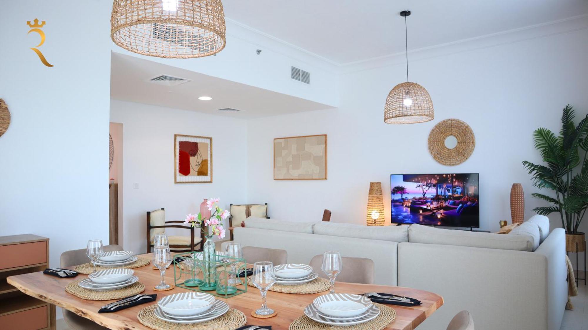 अपार्टमेंट Elegant 2br Golf View Oasis With Maids In Yas Island Abu Dhabi