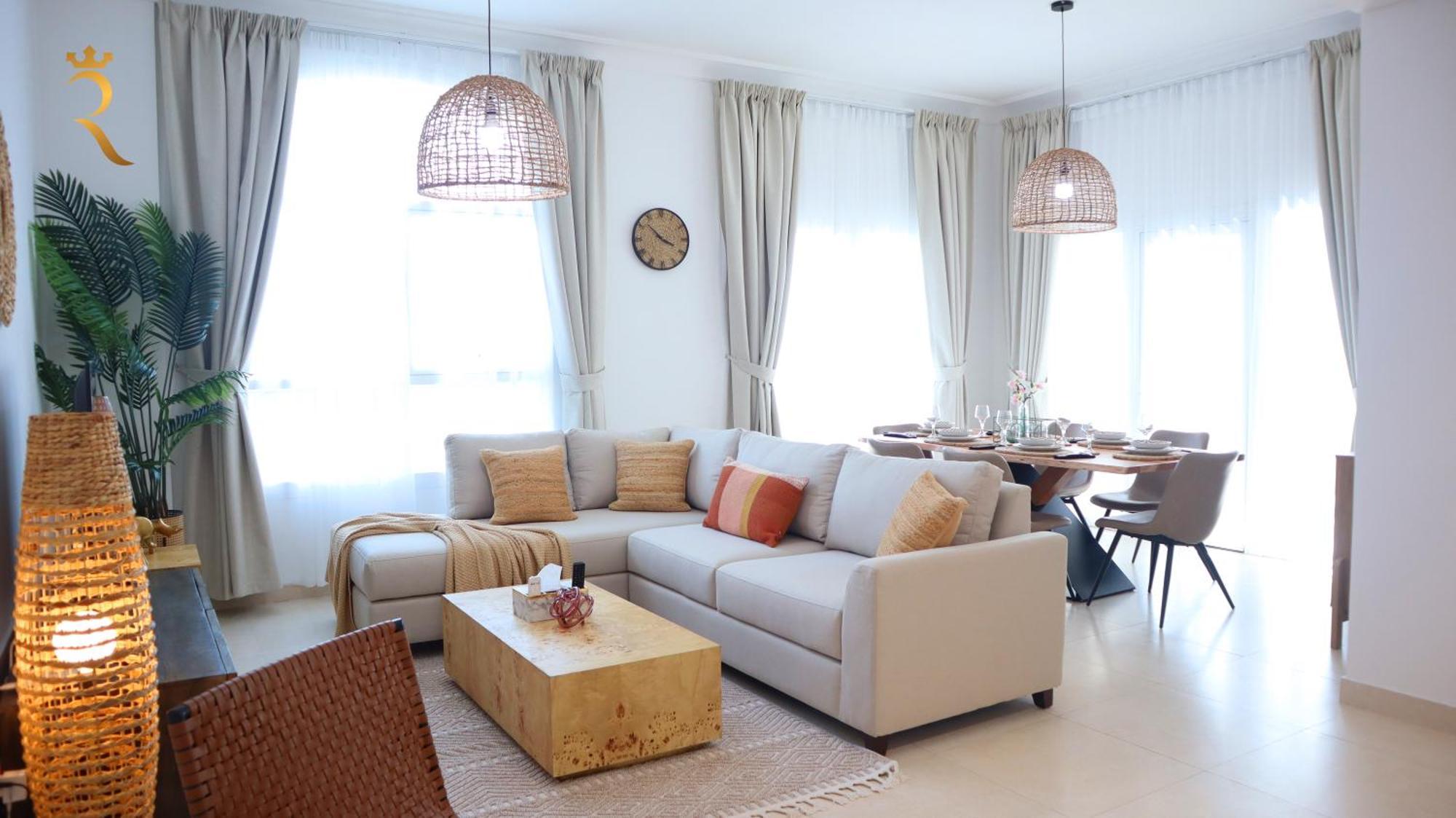 अपार्टमेंट Elegant 2br Golf View Oasis With Maids In Yas Island